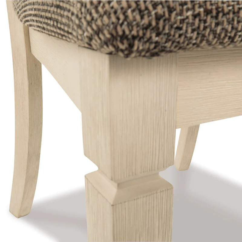 Ensemble de 2 chaises de salle à manger en bois avec assise rembourrée - Bolanburg