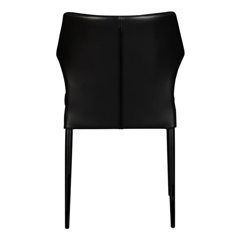 Chaise de salle à manger rembourrée en cuir matelassé - Gabriella