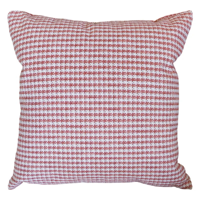 Coussin 22 x 22 po à carreaux - Karina