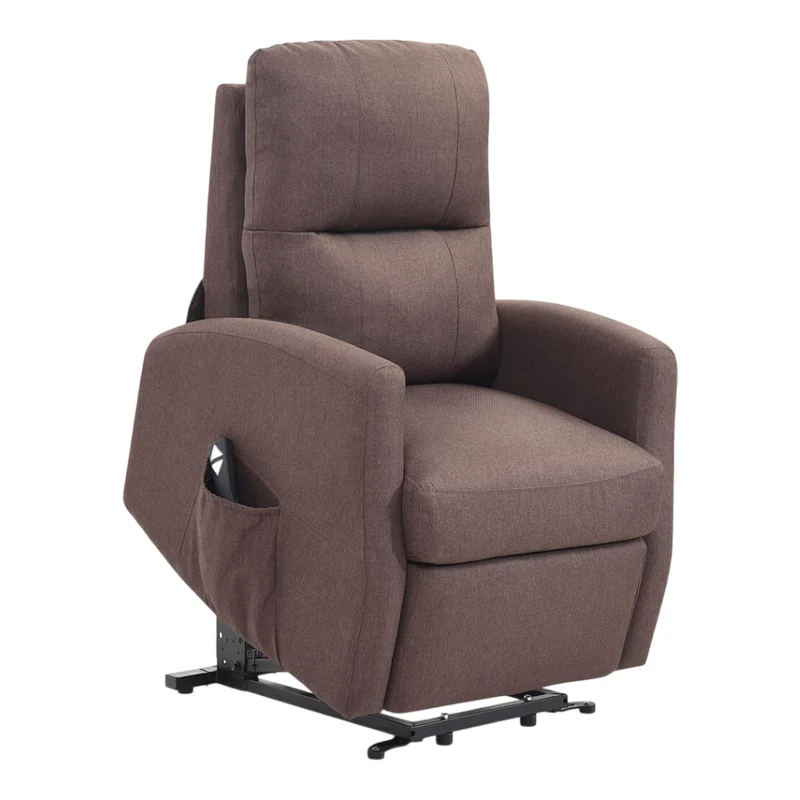 Fauteuil lève-personne inclinable en tissu avec télécommande - Athènes