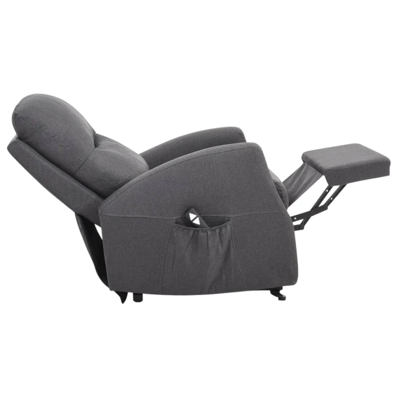 Fauteuil lève-personne inclinable en tissu avec télécommande - Athènes