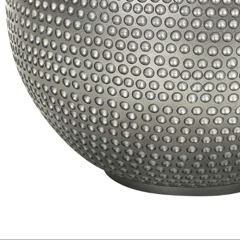 Lampe de table en résine grise texturée 19 po - I 9653
