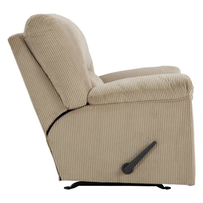 Fauteuil berçant et inclinable en tissu corduroy - SimpleJoy
