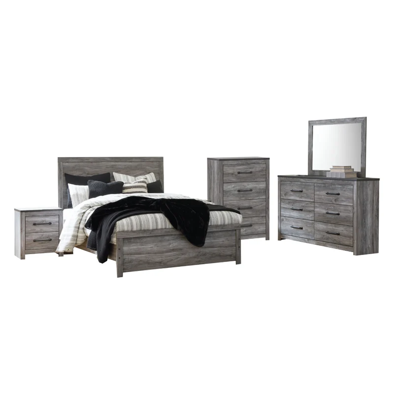 Mobilier de chambre à coucher 6 pièces Grand lit - Bronyan