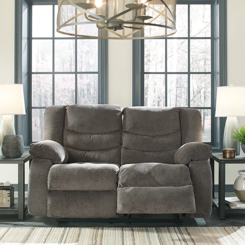 Causeuse inclinable en tissu gris - Tulen