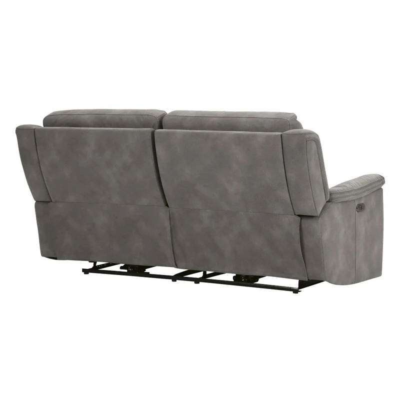 Sofa condo inclinable motorisé en tissu brun grisâtre - Next-Gen Durapella
