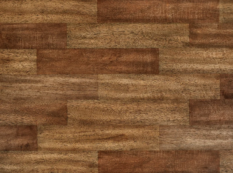 Table de salle à manger extensible en bois/placage de manguier bicolore - Wildenauer
