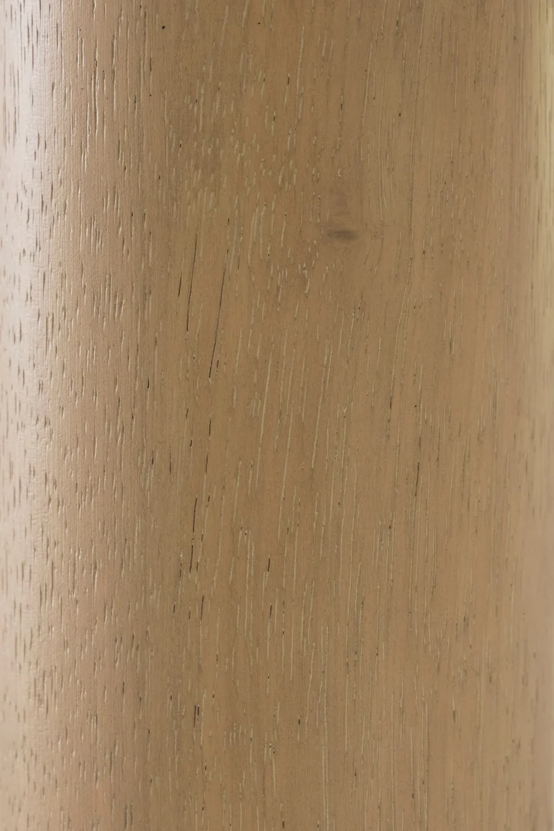 Table de salle à manger ronde en faux marbre blanc - Sawdyn