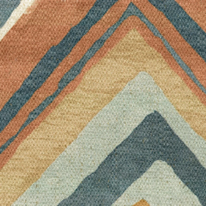 Sofa en tissu texturé avec coussins - Cashton