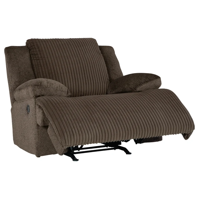Fauteuil berçant et inclinable en velours côtelé - Top Tier