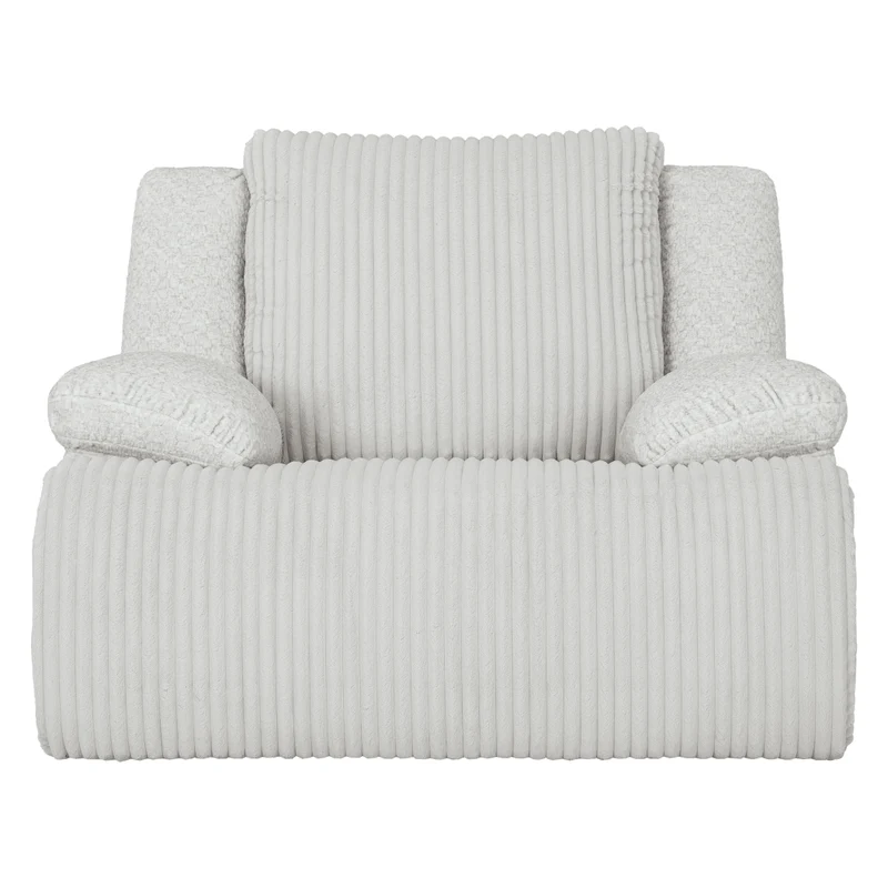 Fauteuil berçant et inclinable en velours côtelé - Top Tier