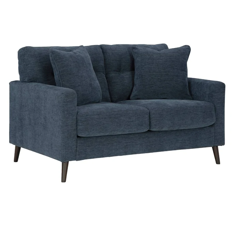 Causeuse en tissu avec coussins - Bixler