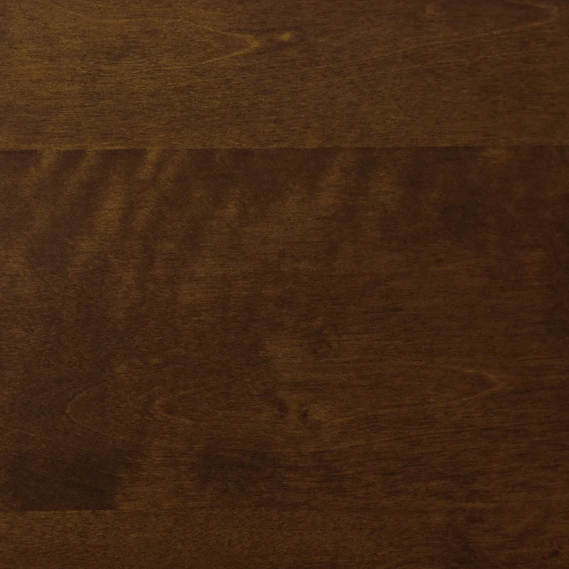 Table de chevet à 2 tiroirs en bois/placage brun foncé - Danabrin