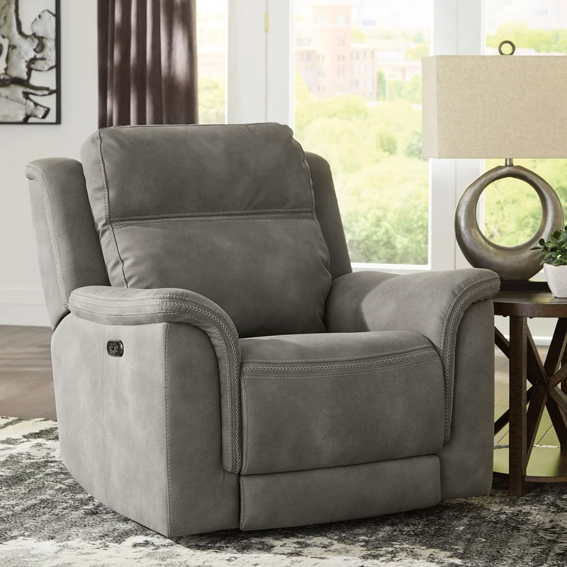 Fauteuil inclinable motorisé zéro gravité en tissu gris - Next-Gen Durapella