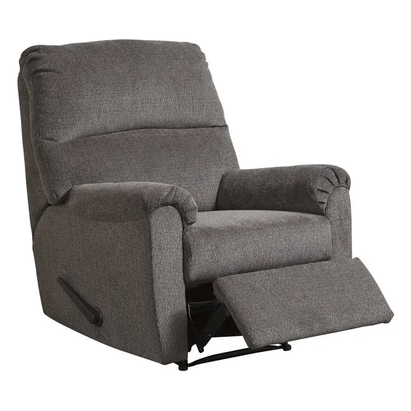 Fauteuil inclinable en tissu gris - Nerviano