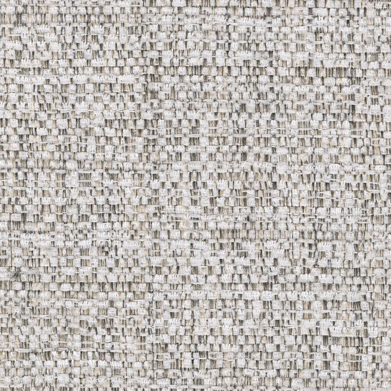 Ottoman surdimensionné en tissu gris pâle - Koralynn