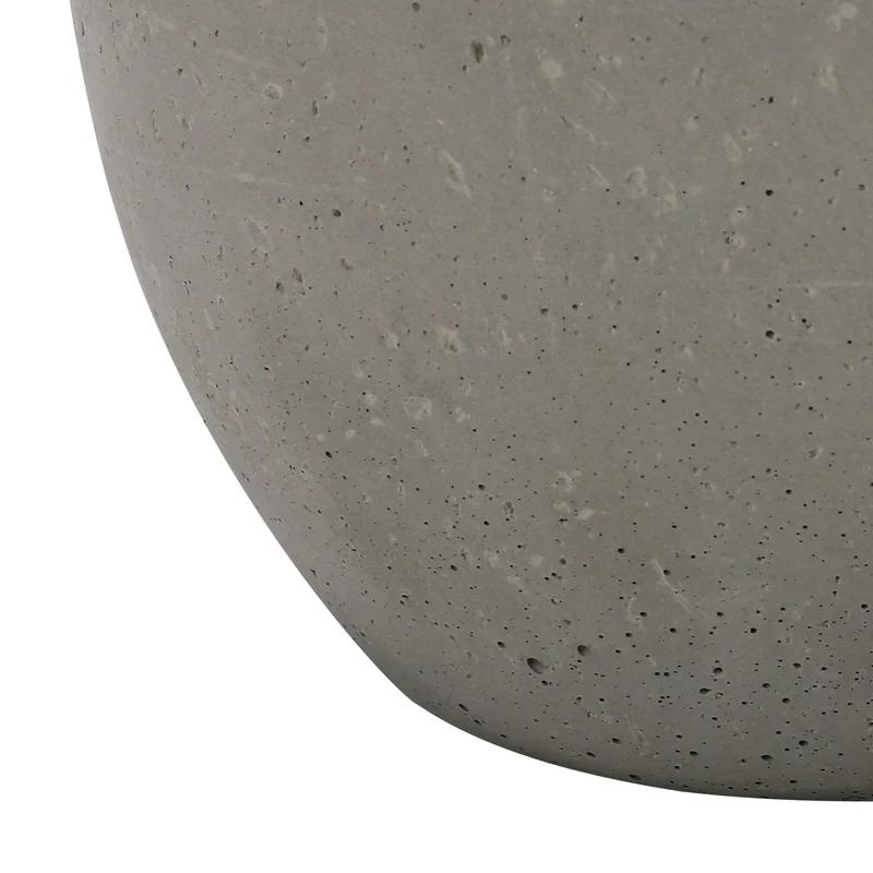 Lampe de table en béton gris texturé 20 po - I 9626