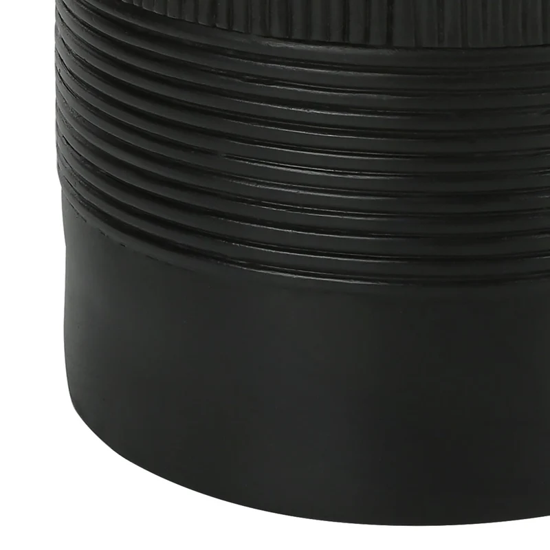 Lampe de table en résine noire texturée 24 po - I 9619