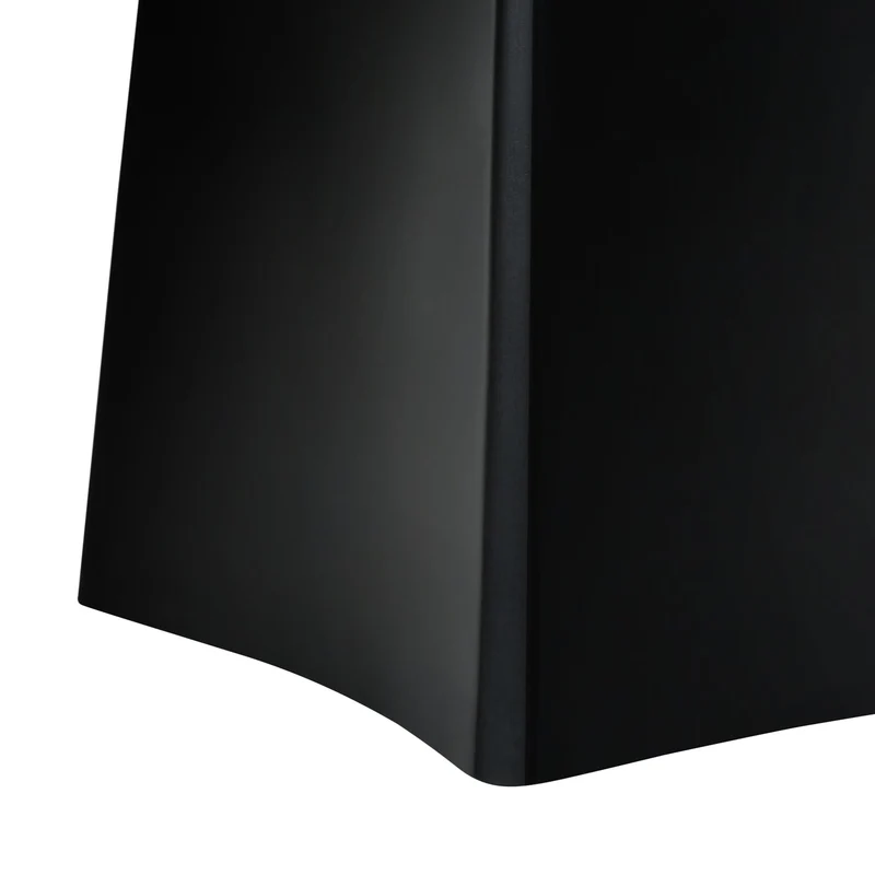 Lampe de table en résine noire 27 po - I 9726