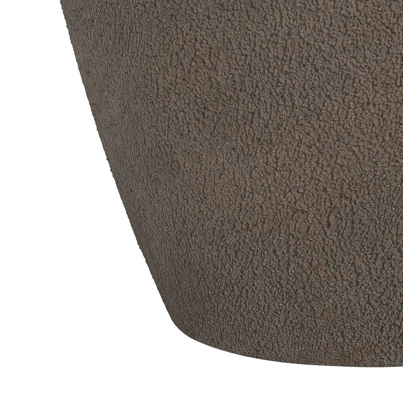 Lampe de table en céramique grise texturée 27 po - I 9709
