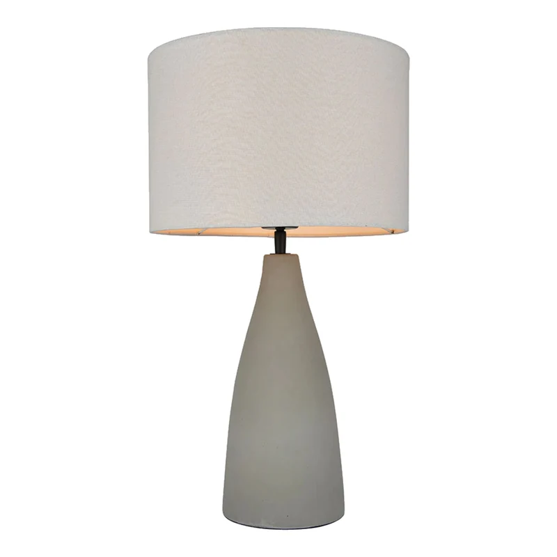 Lampe de table en ciment gris 21 po. - Ashley