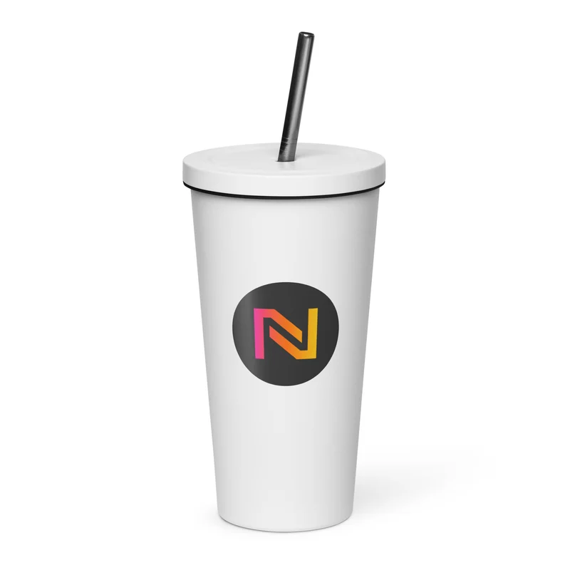 Netalico Insulated Tumbler with a Straw