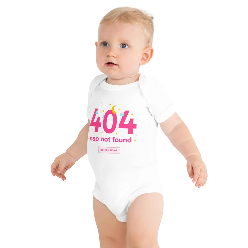 404 Nap Not Found Baby Onesie