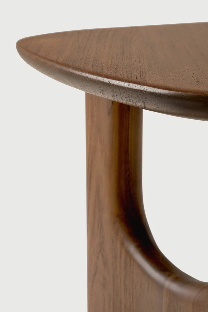 Flow Side Table - Teak wild brown