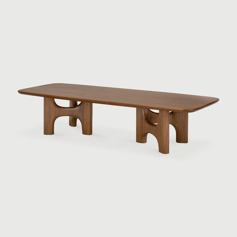 Flow Coffee Table - Teak wild brown