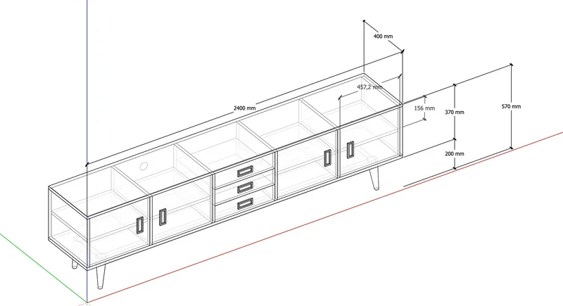 Dressoir LOTV+ LONG