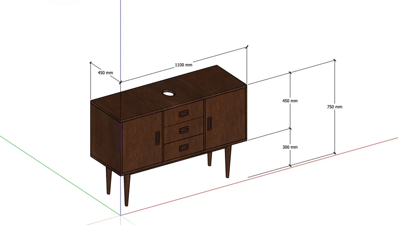 Meuble de salle de bain DELAN - CUSTOM1