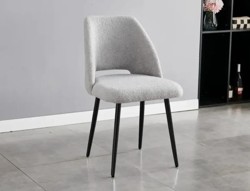 Nuage Tissu Molletonné - Chaise de salle à manger - Par Lot de 2