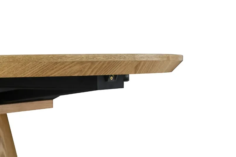 Table de Salle à Manger Extensible en Bois Massif OVANA - de 160 cm à 200 cm