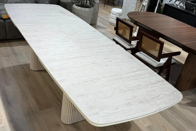 Table Extensible de Salle à Manger PALMA - De 206 à 296 cm