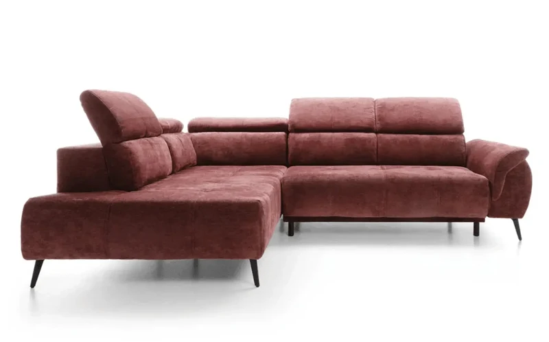 Canapé d'angle Convertible Électrique GENÈVE II - 284 x 208 cm