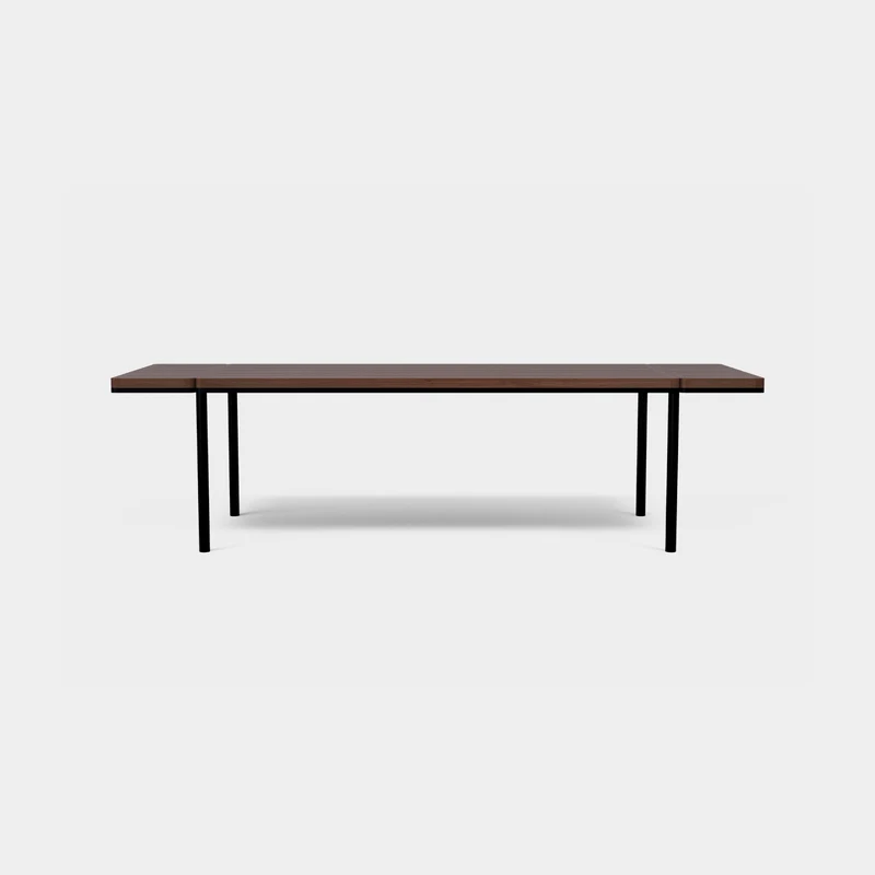 FRANKIE Table à manger extensible pour l’extérieur en frêne fumé