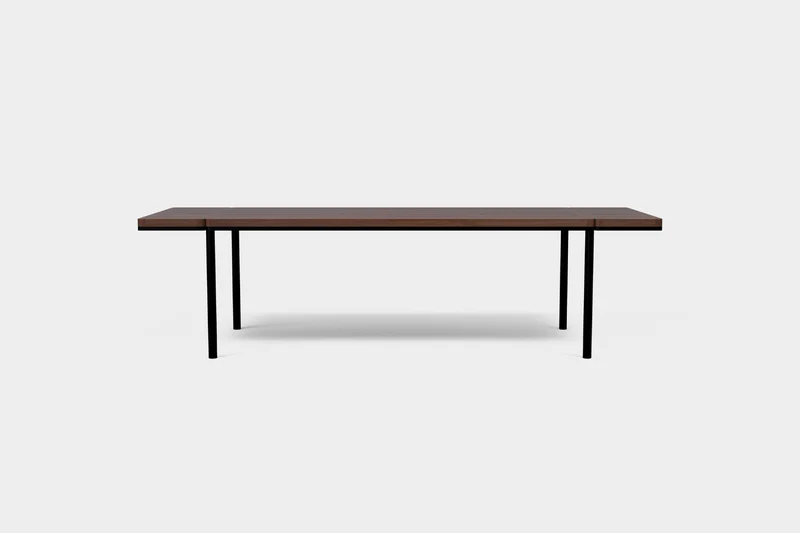 FRANKIE Table à manger extensible pour l’extérieur en frêne fumé