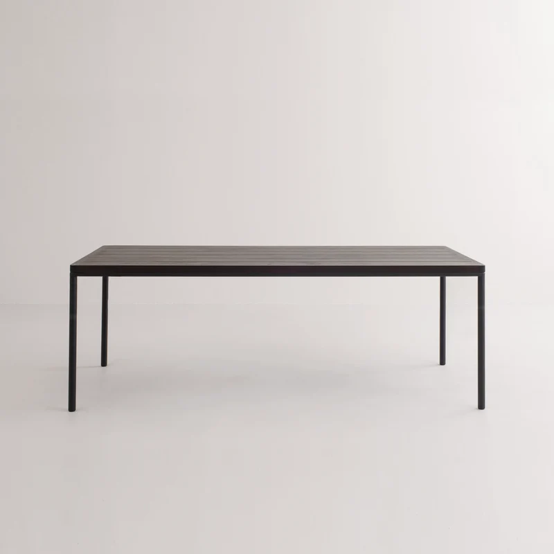 FRANKIE Outdoor Smoked Ash Dining Table
