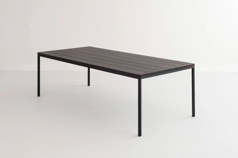 FRANKIE Outdoor Smoked Ash Dining Table
