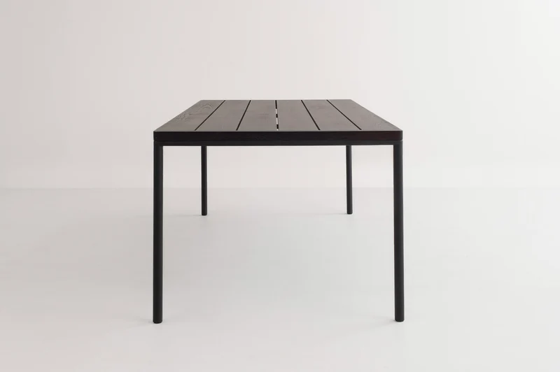 FRANKIE Outdoor Smoked Ash Dining Table