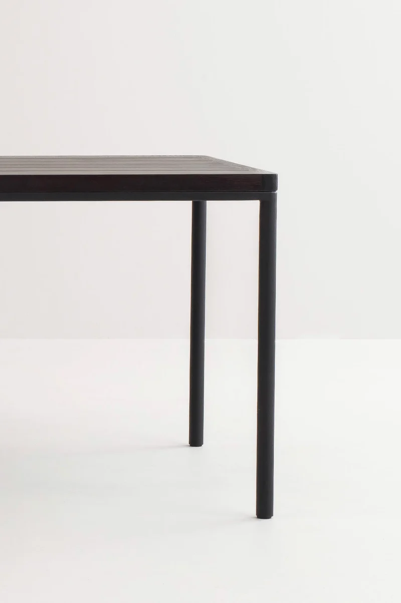 FRANKIE Outdoor Smoked Ash Dining Table