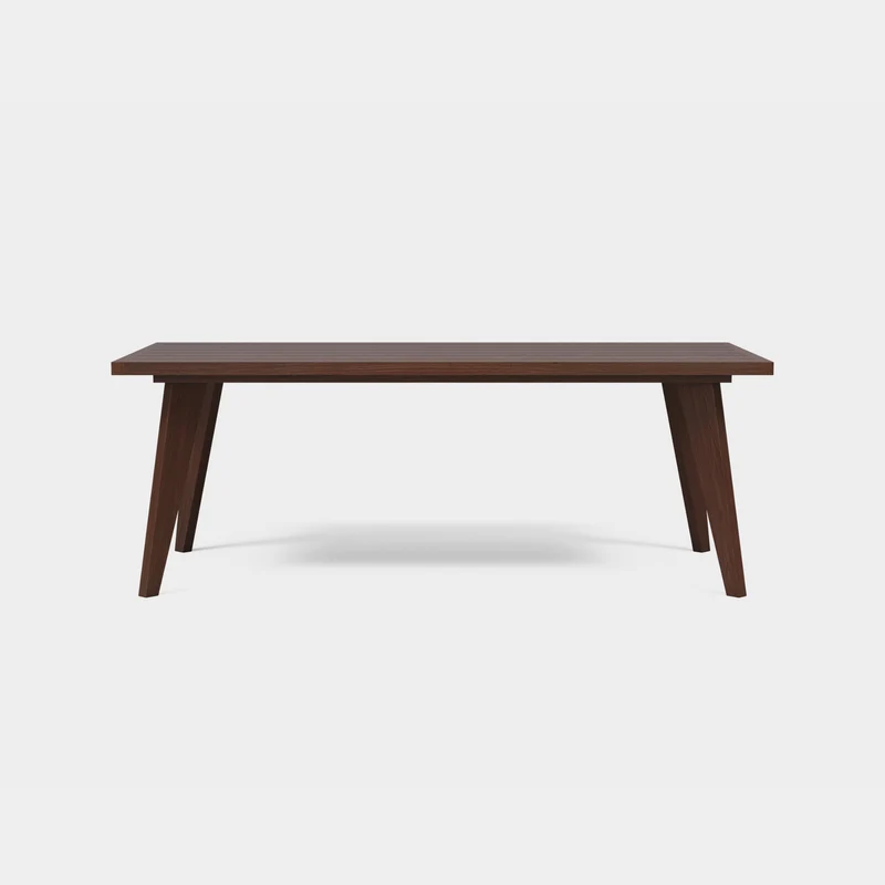 AMBER Table à manger d’extérieur en Frêne fumé