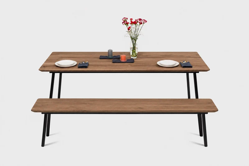 MARTA Walnut Bench