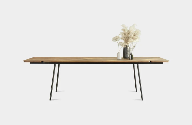 MARTA Table à manger extensible en Noyer