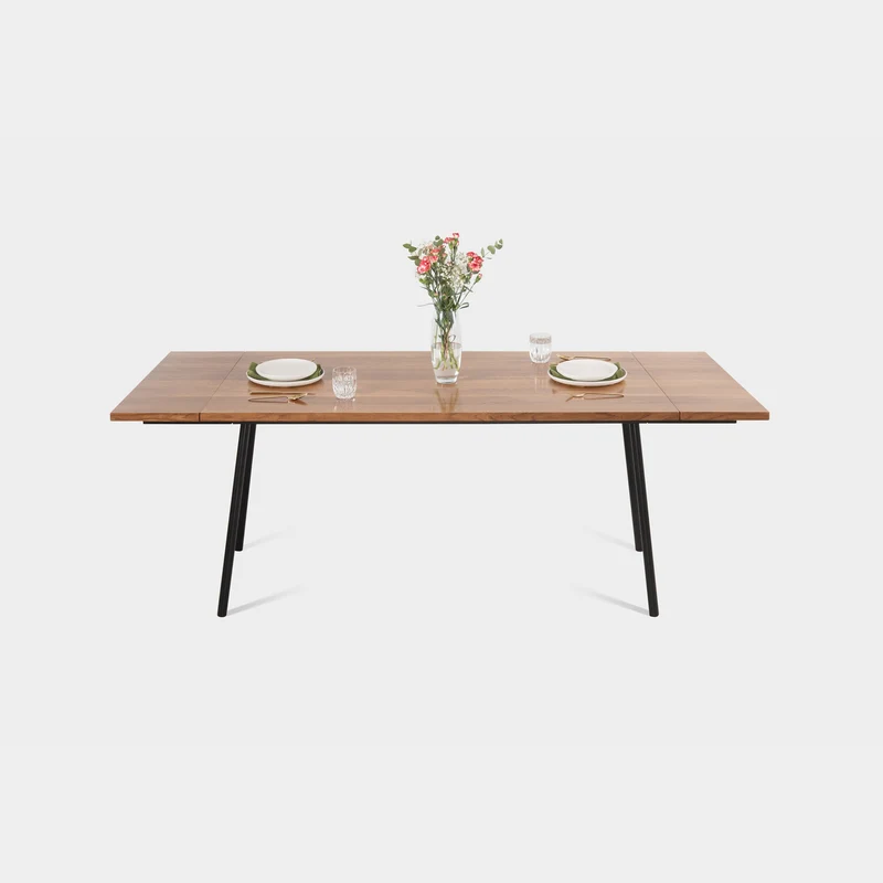MARTA Table à manger extensible en Noyer