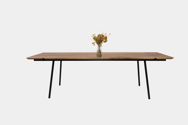 MARTA Table à manger extensible en Noyer