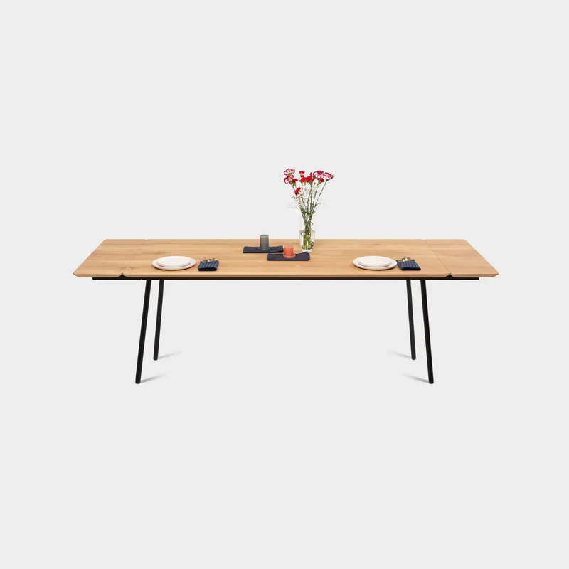MARTA Table à manger extensible en chêne