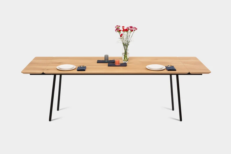 MARTA Table à manger extensible en chêne