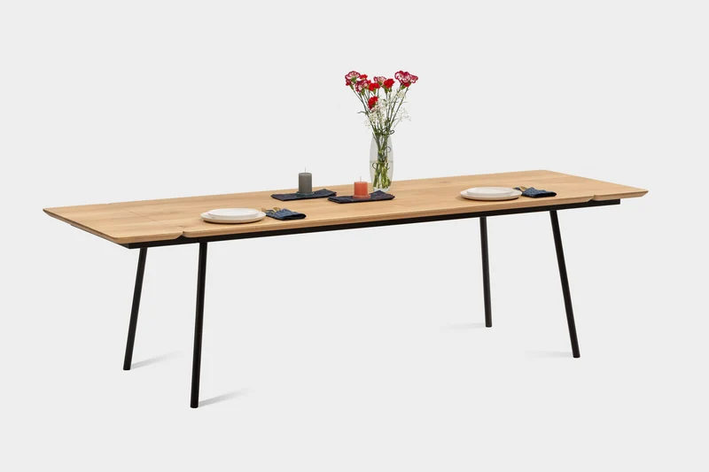 MARTA Table à manger extensible en chêne