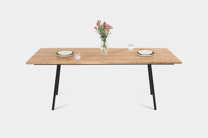MARTA Table à manger extensible en chêne